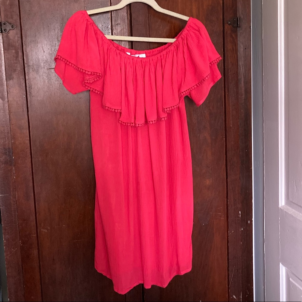 Off the shoulder dress
